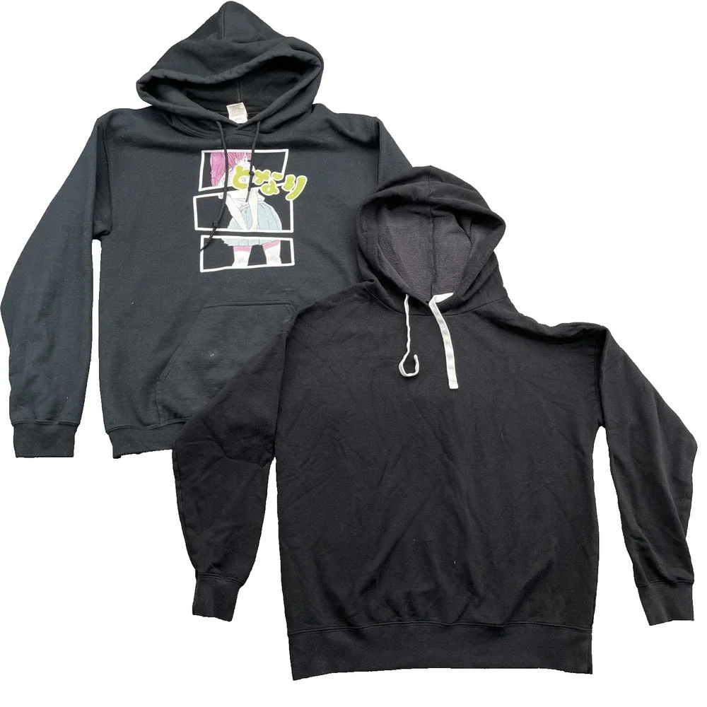 Buffalo Gildan Hoodie Lot of 2 Men's Small Anime Skate Streetwear Academia Sport